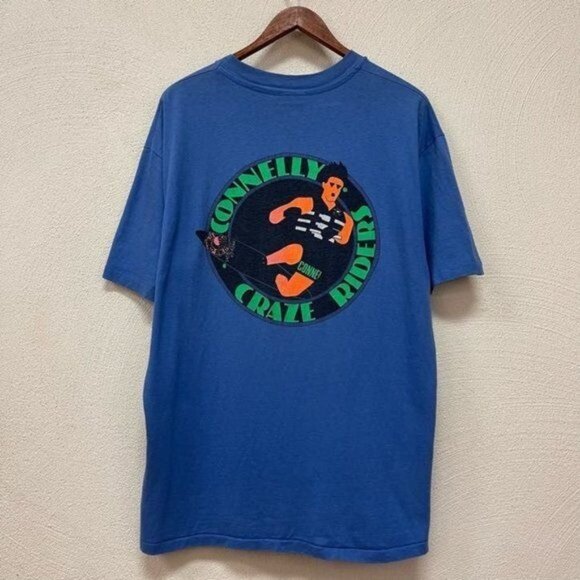 VTG Connelly Water Ski Hanes Beefy-T USA T-Shirt 80s Surf Skate Tee Sz XL - Picture 1 of 5